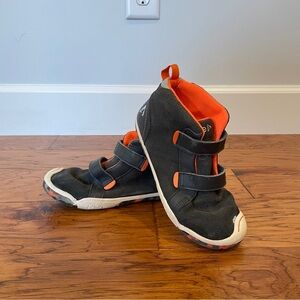 PLAE Kids Black and Orange Sneakers